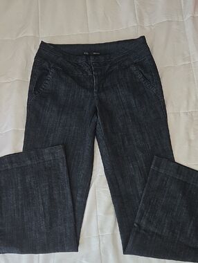 Dark Wash Boot Leg Trouser Pant